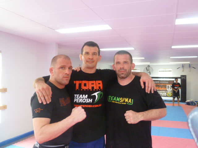 Travis Lutter, Anthony Perosh and Paul Halme