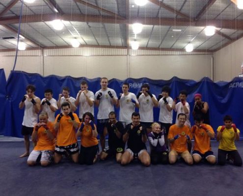 Macq Uni Thai Kickboxing Grading April 2014