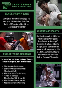 End of year events