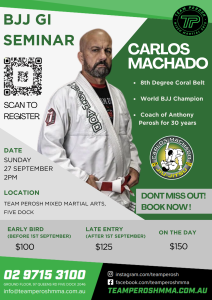 My BJJ coach Carlos Machado